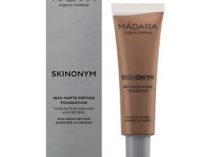Skinonym Base de maquillaje semi mate con p?ptidos #85 UMBER. 30ml
